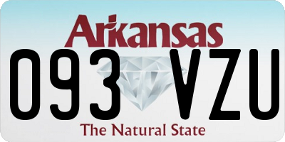 AR license plate 093VZU