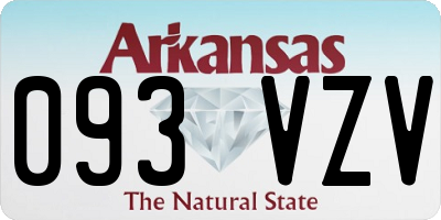 AR license plate 093VZV