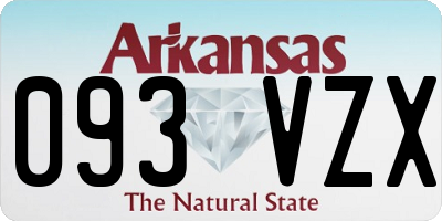 AR license plate 093VZX