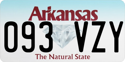 AR license plate 093VZY