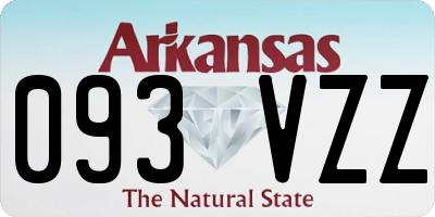 AR license plate 093VZZ