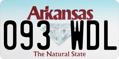 AR license plate 093WDL