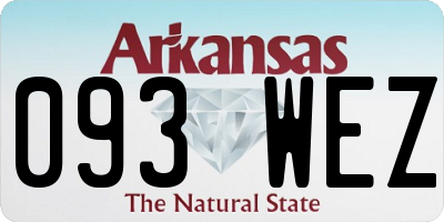 AR license plate 093WEZ