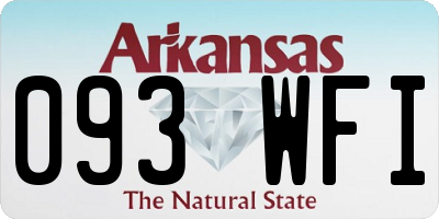 AR license plate 093WFI