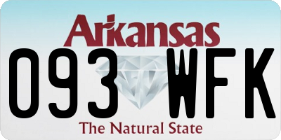 AR license plate 093WFK
