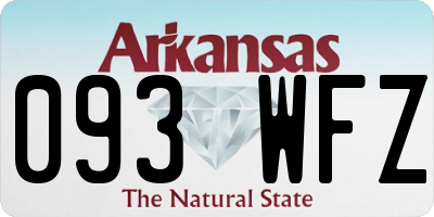 AR license plate 093WFZ