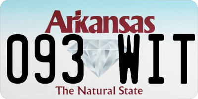 AR license plate 093WIT