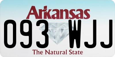 AR license plate 093WJJ