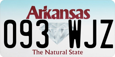 AR license plate 093WJZ