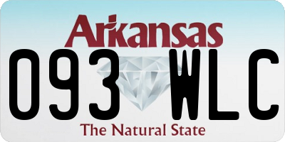 AR license plate 093WLC