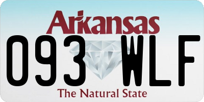 AR license plate 093WLF