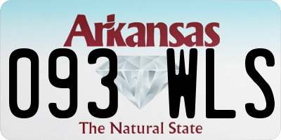 AR license plate 093WLS