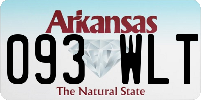 AR license plate 093WLT