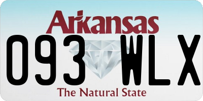 AR license plate 093WLX