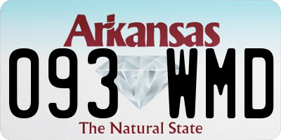 AR license plate 093WMD
