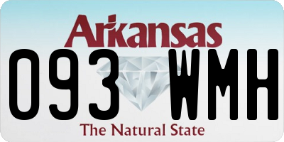 AR license plate 093WMH