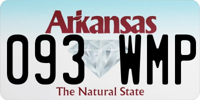 AR license plate 093WMP