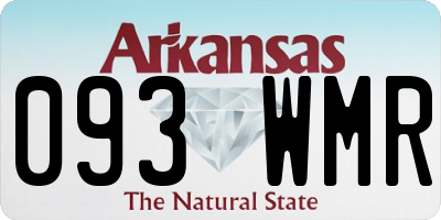 AR license plate 093WMR