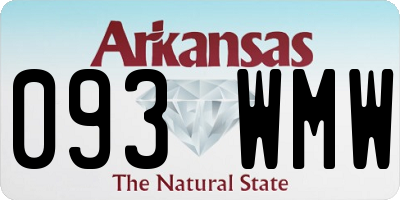 AR license plate 093WMW
