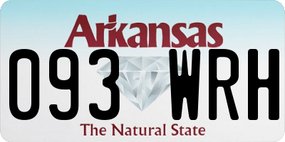 AR license plate 093WRH