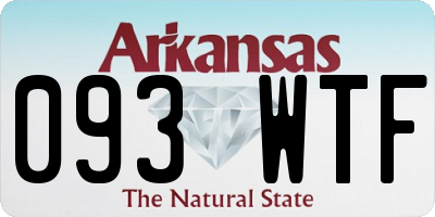 AR license plate 093WTF