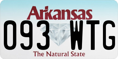 AR license plate 093WTG