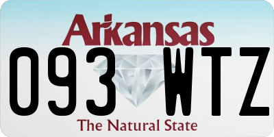 AR license plate 093WTZ
