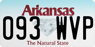 AR license plate 093WVP