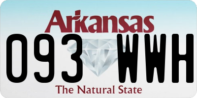 AR license plate 093WWH