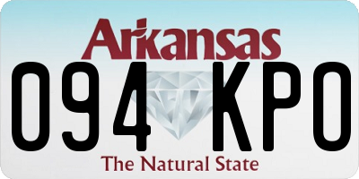 AR license plate 094KPO