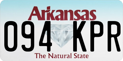 AR license plate 094KPR