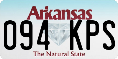 AR license plate 094KPS