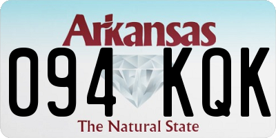 AR license plate 094KQK