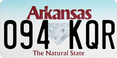 AR license plate 094KQR