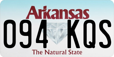 AR license plate 094KQS