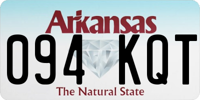 AR license plate 094KQT