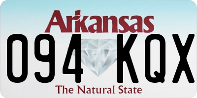 AR license plate 094KQX