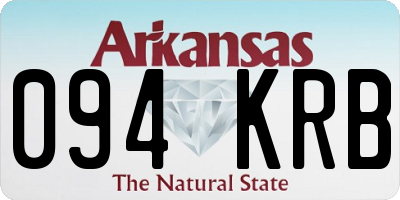 AR license plate 094KRB