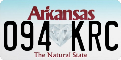 AR license plate 094KRC