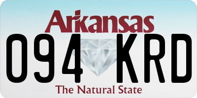 AR license plate 094KRD