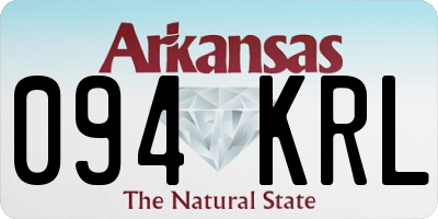 AR license plate 094KRL