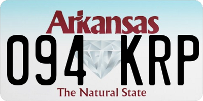 AR license plate 094KRP
