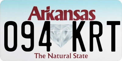 AR license plate 094KRT