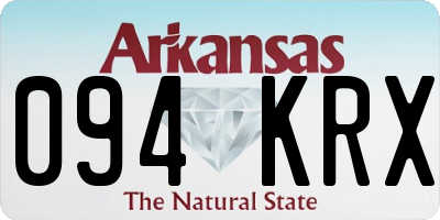 AR license plate 094KRX