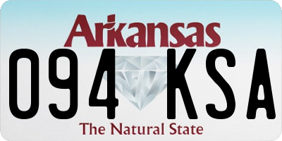 AR license plate 094KSA