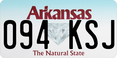 AR license plate 094KSJ
