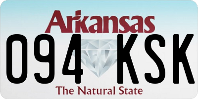 AR license plate 094KSK