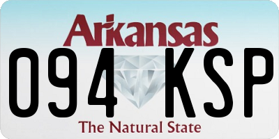 AR license plate 094KSP