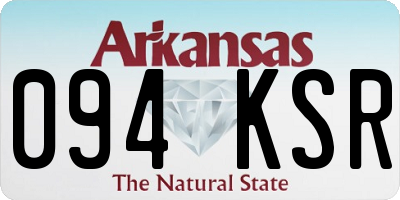 AR license plate 094KSR
