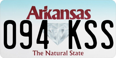 AR license plate 094KSS